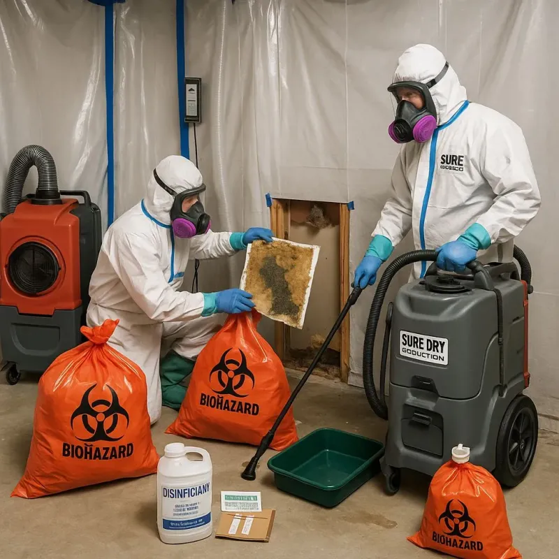 Contaminated Water Handling Protocols process in Naguabo, PR